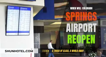 Colorado Springs Airport: Reopening Date and Preparations