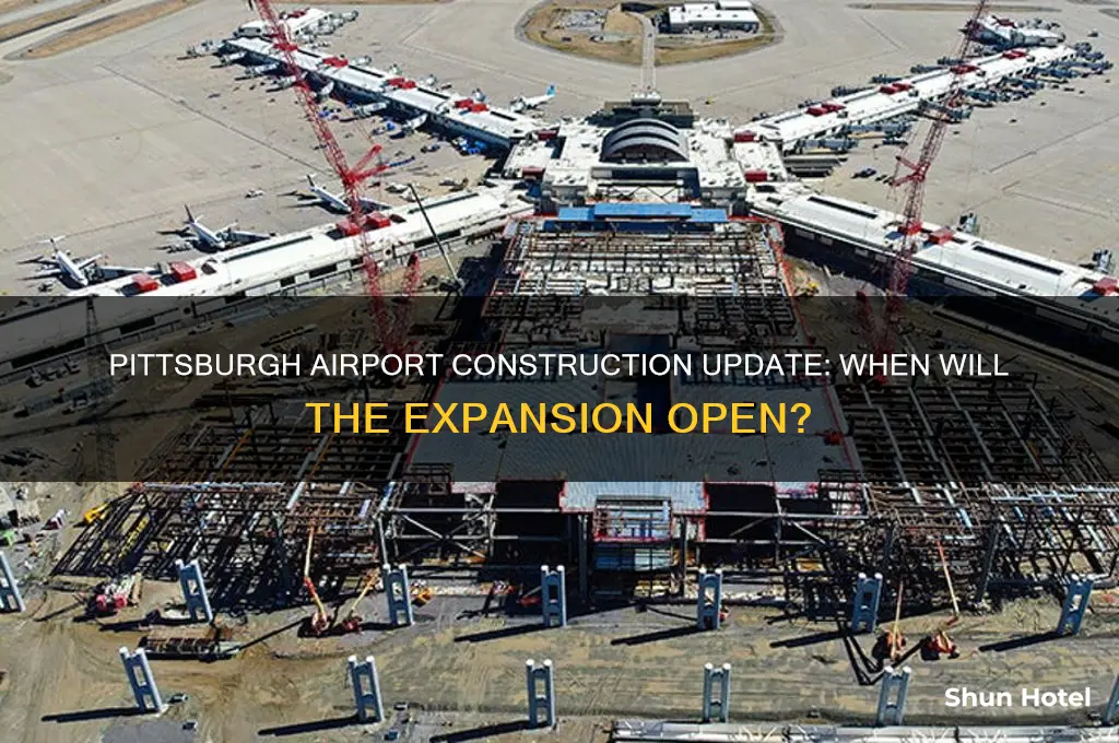 when will constructionon pittsburgh airport open