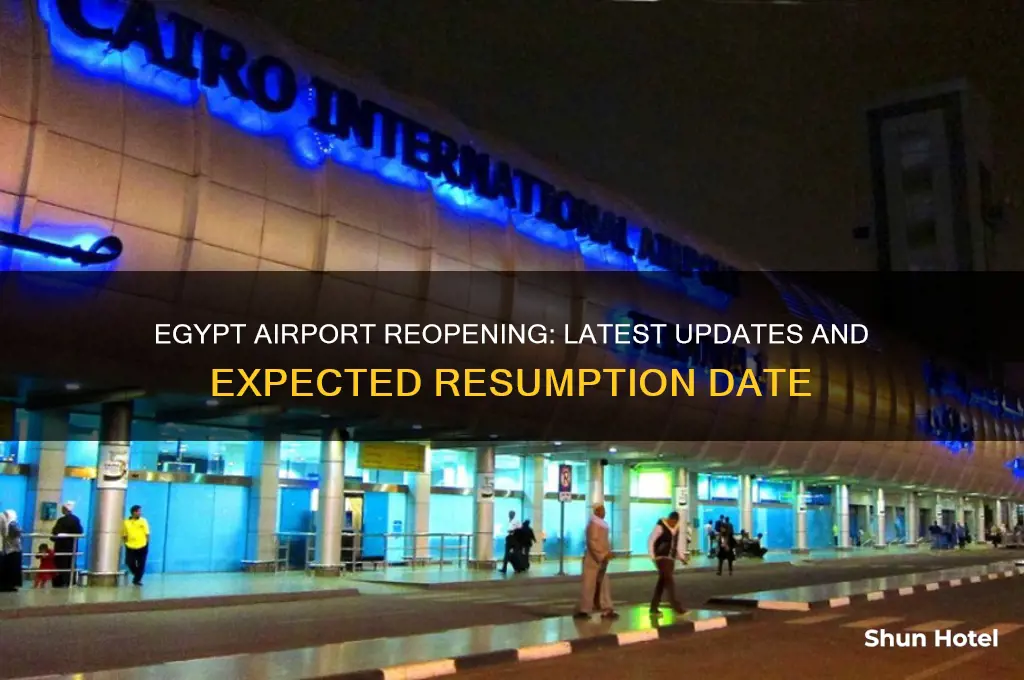 when will egypt airport open again