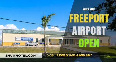 Freeport Airport Opening: Anticipated Launch Date and Latest Updates