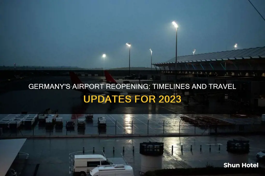 when will germany open airports