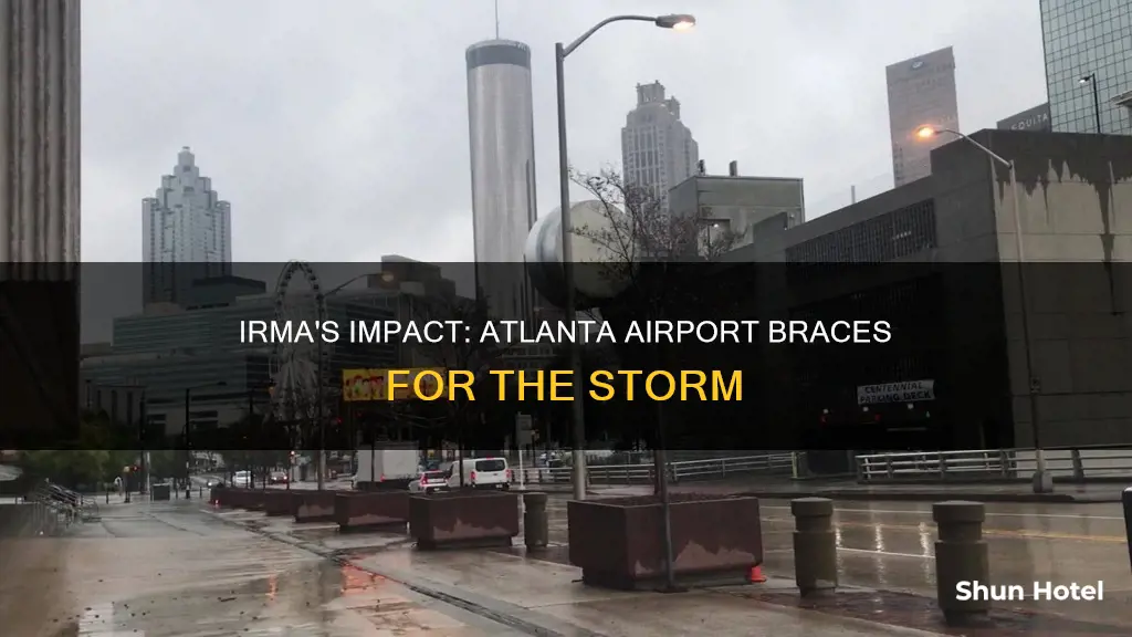when will irma hit atlanta airport