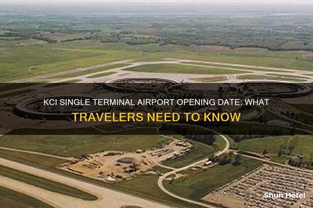 when will kci single terminal airport open