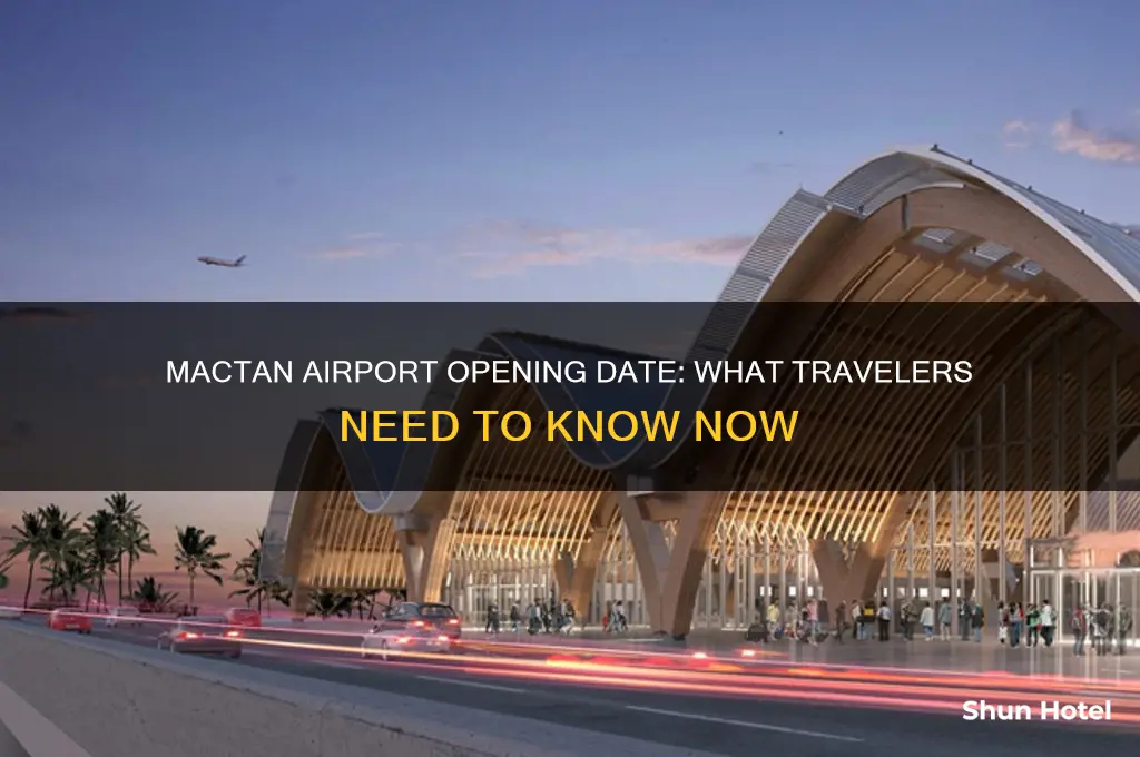when will mactan airport open