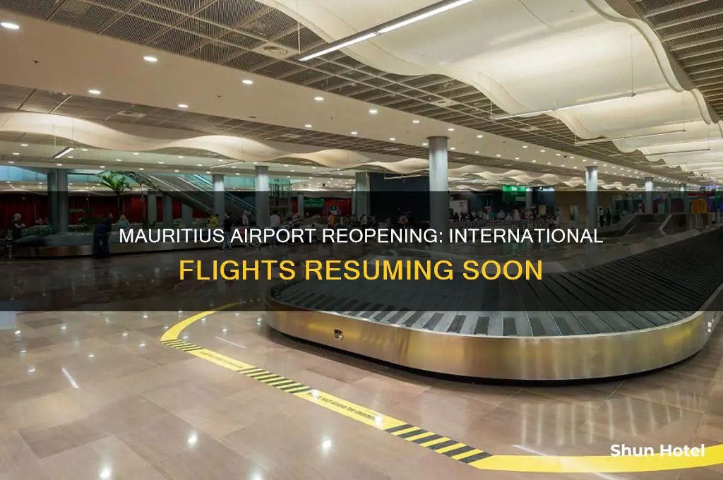 when will mauritius airport open for international flights