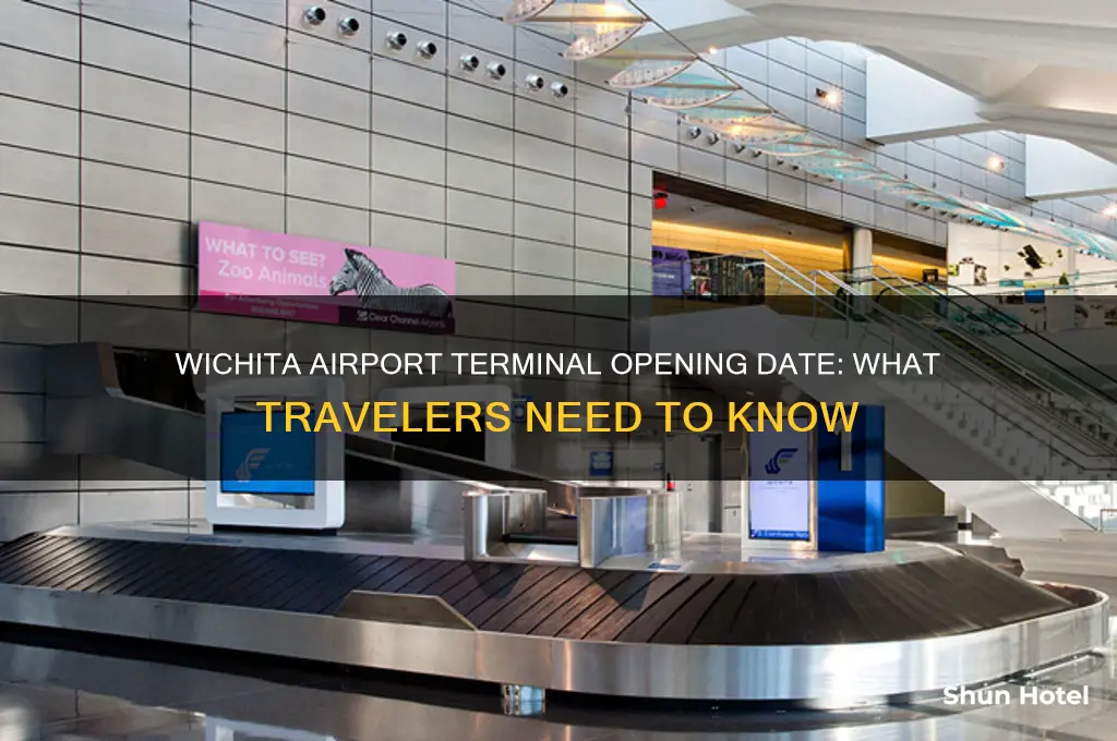 when will new wichita airport terminal open