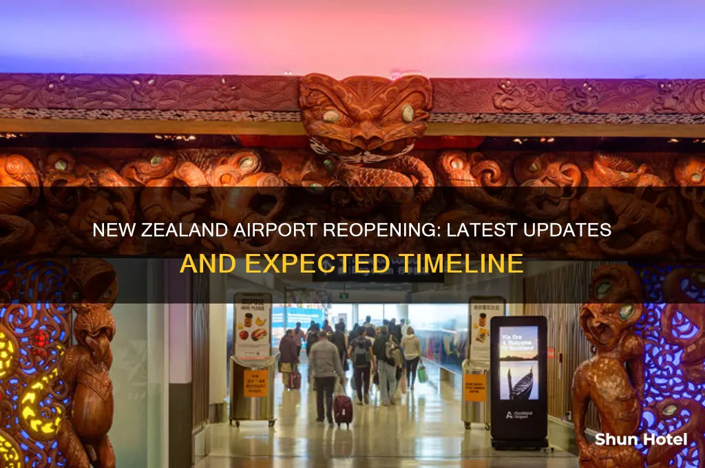 when will new zealand airport open