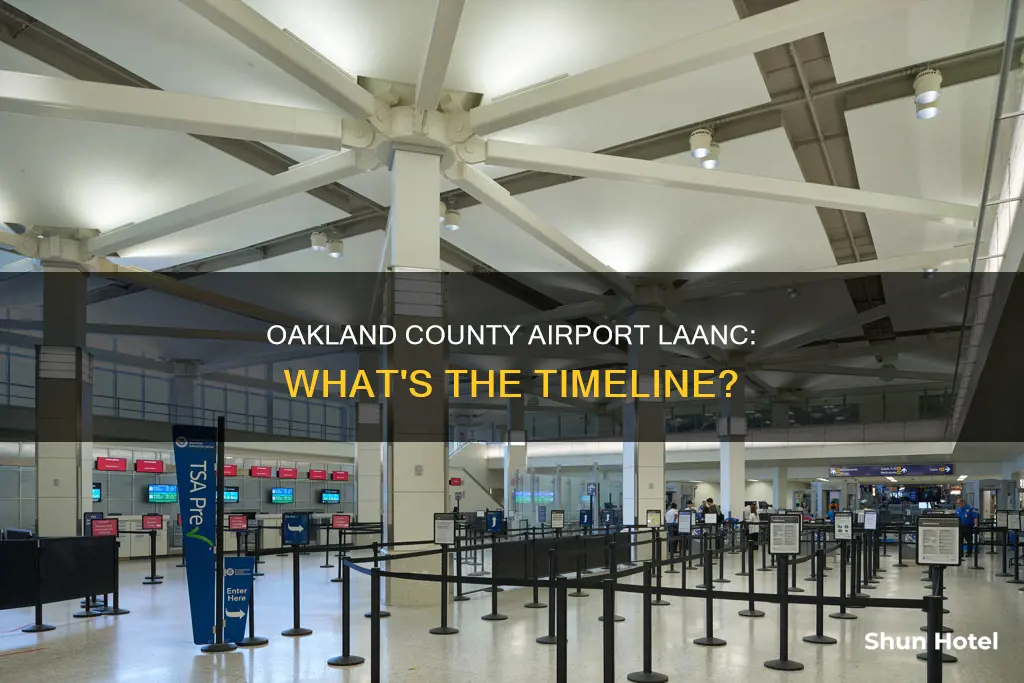 when will oakland county airport laanc