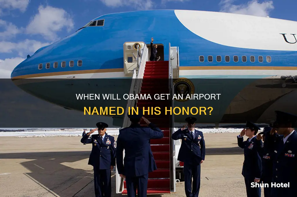 when will obama get an airport