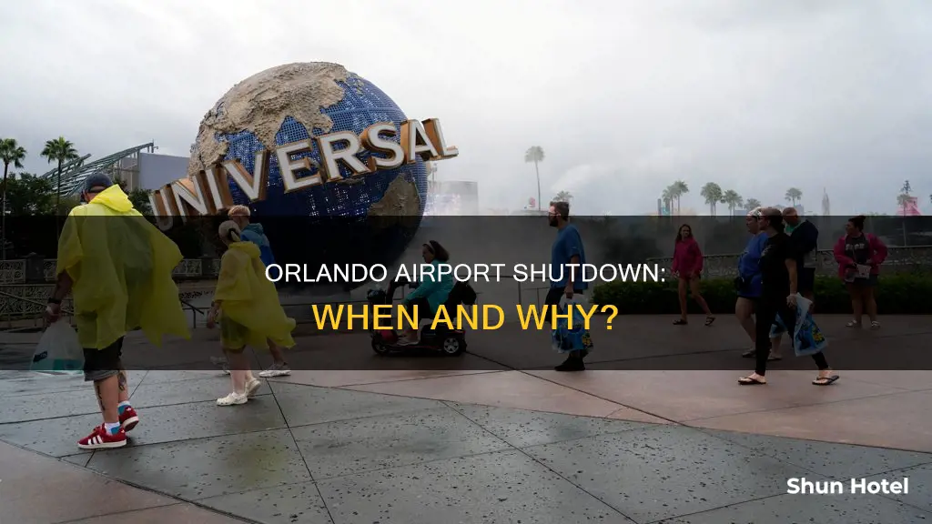 when will orlando airport shut down