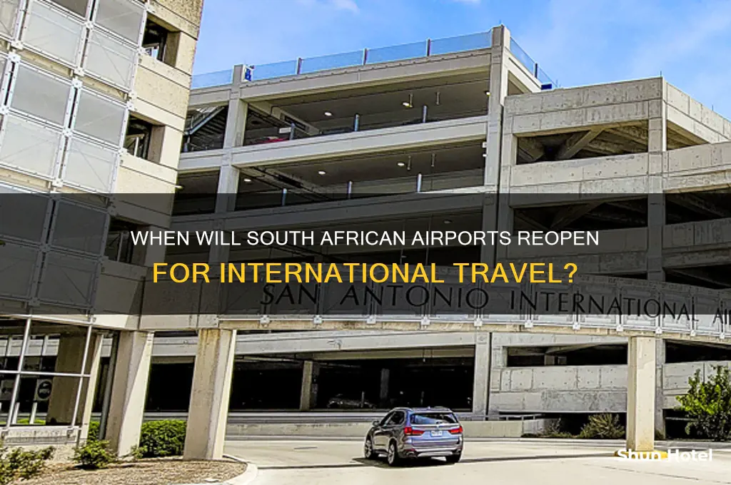 when will sa airports open