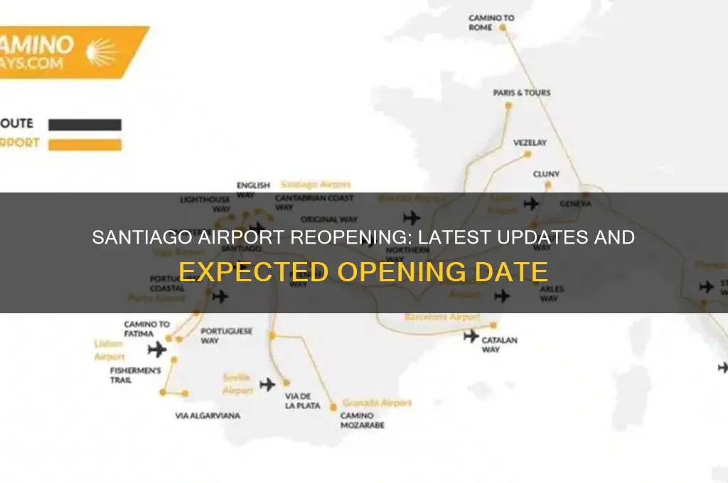 when will santiago airport open