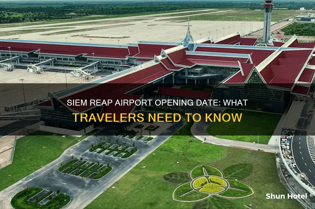 when will siem reap airport open