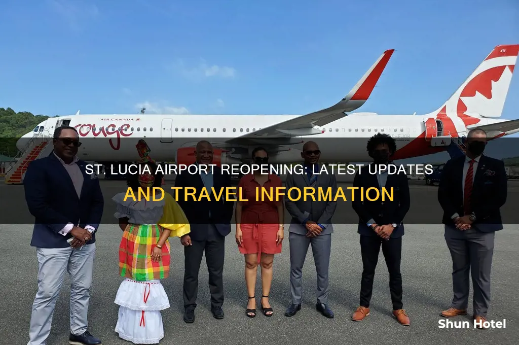 when will st lucia airport open