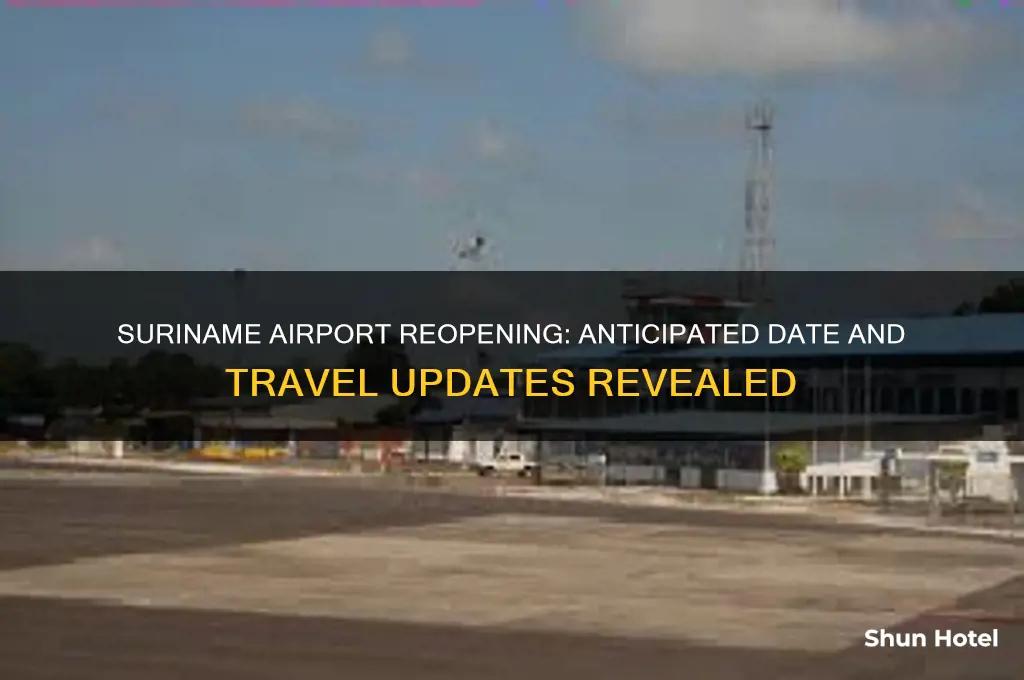 when will suriname airport open