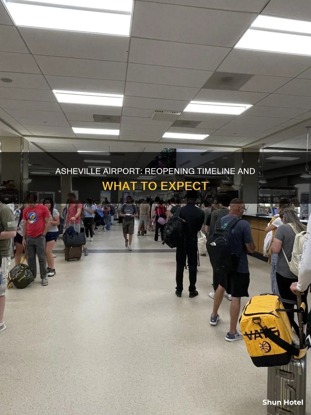 when will the asheville airport reopen