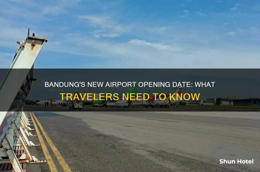 when will the new airport open in bandung indonesia