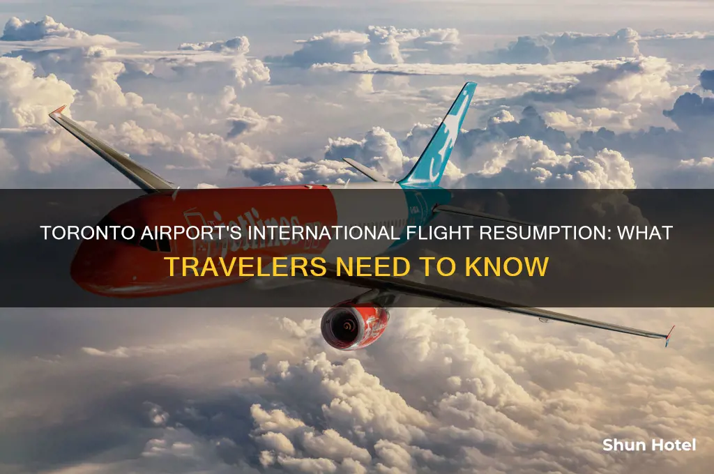 when will toronto airport open for international flights
