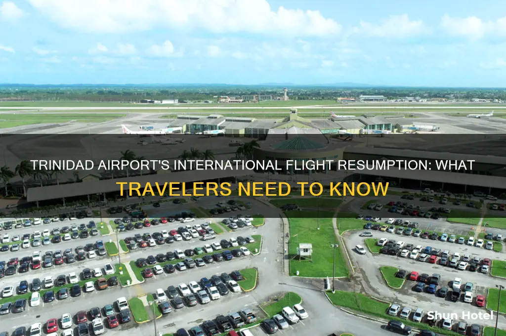 when will trinidad airport open for international flights
