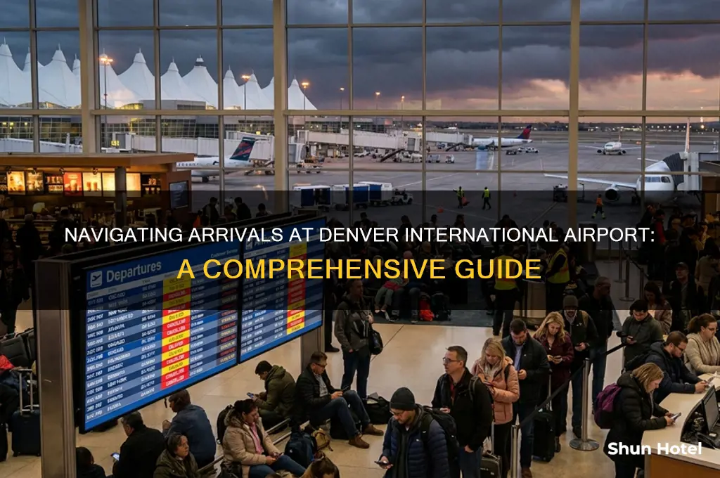 where are arrivals at denver international airport