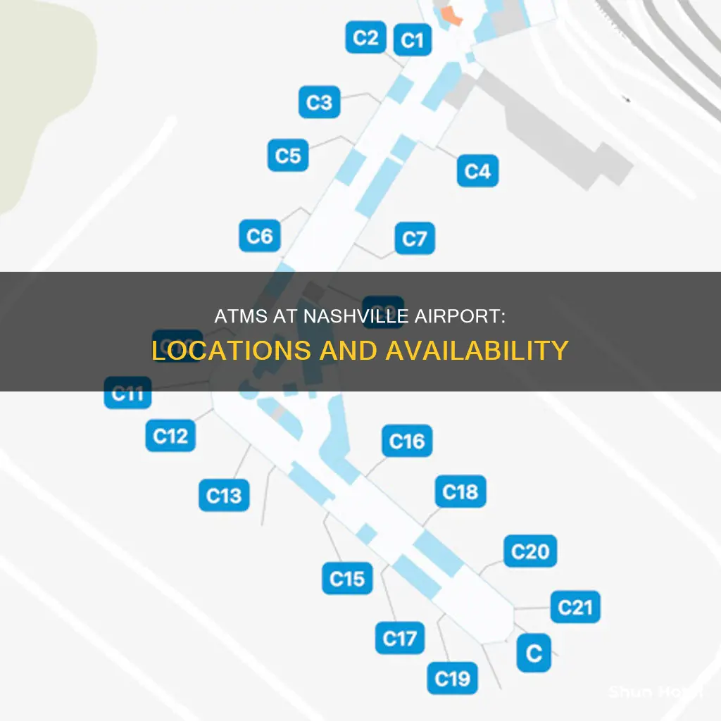 where are atm in nashville airport