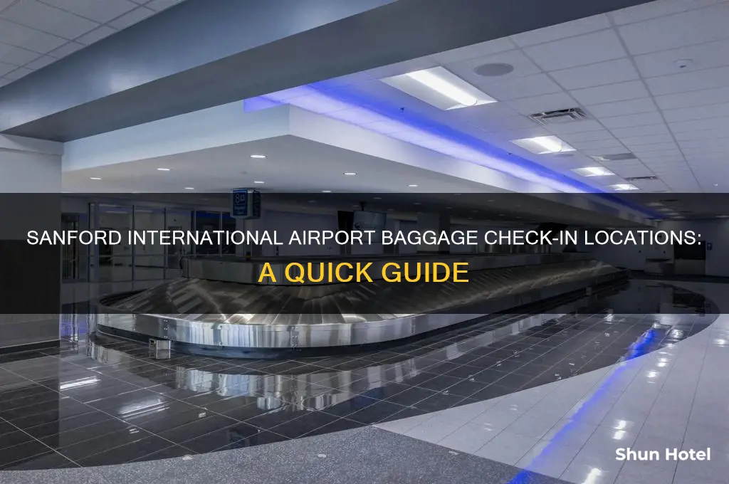 where are bags checked in at sanford international airport