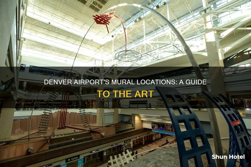 where are denver airports famous murals