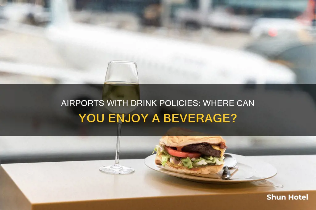 where are drinks allowed at airports