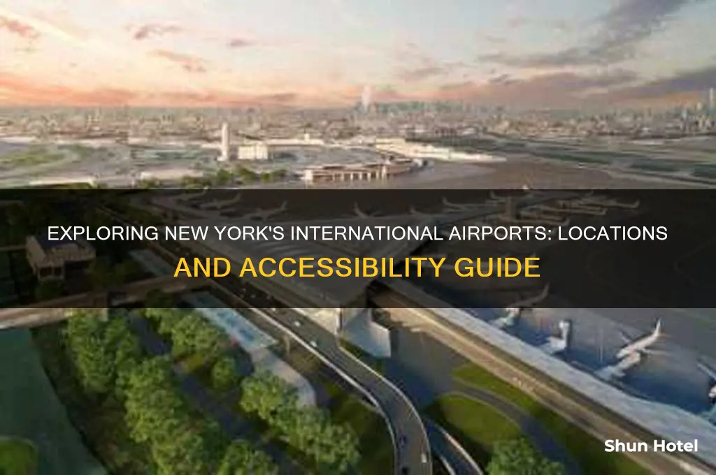 where are international airports in ny ny area