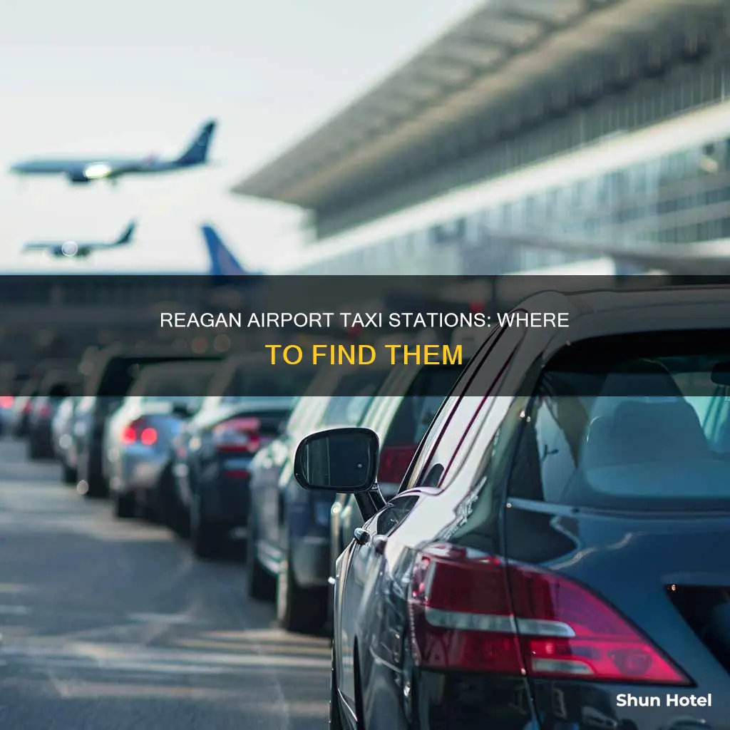 where are reagan airport taxi stations
