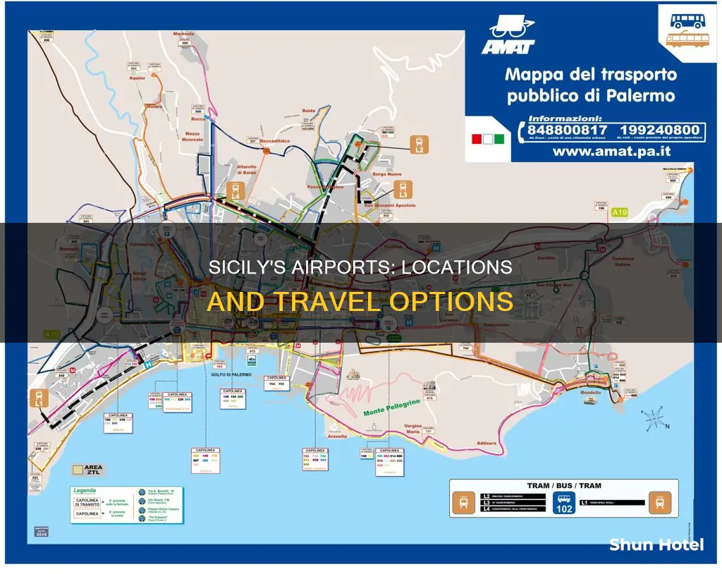 where are the airports in sicily