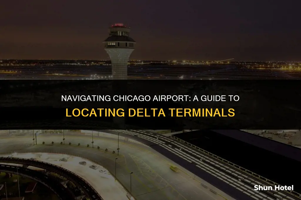 where are the delta terminals in chicago airport