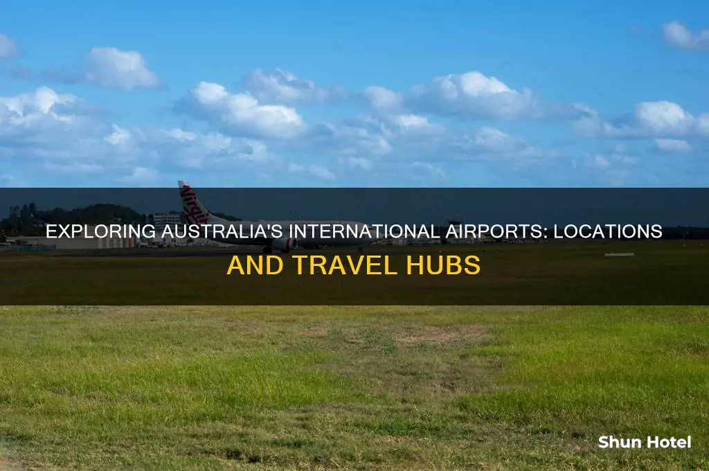 where are the international airports in australia