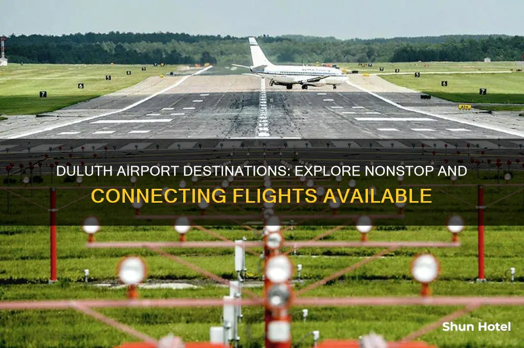 where ca you fly from duluth airport