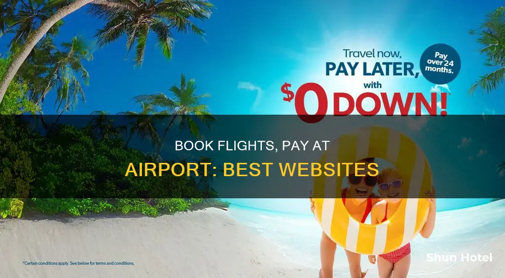where can i book flights and pay at airport