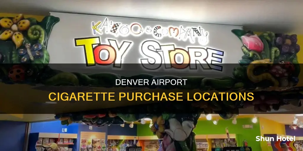 where can i buy cigarettes at denver airport