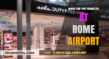Rome Airport: Where to Buy Cigarettes