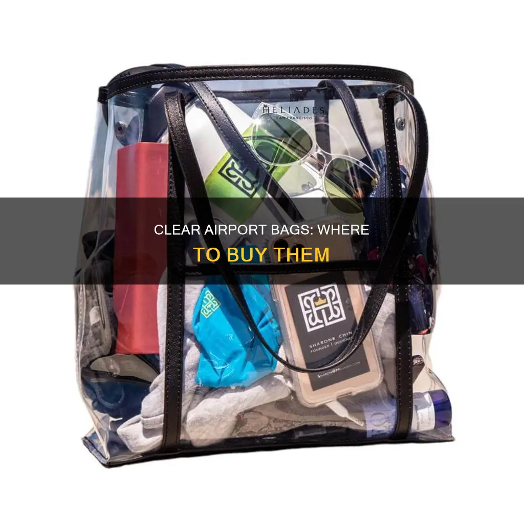 where can i buy clear bags for the airport