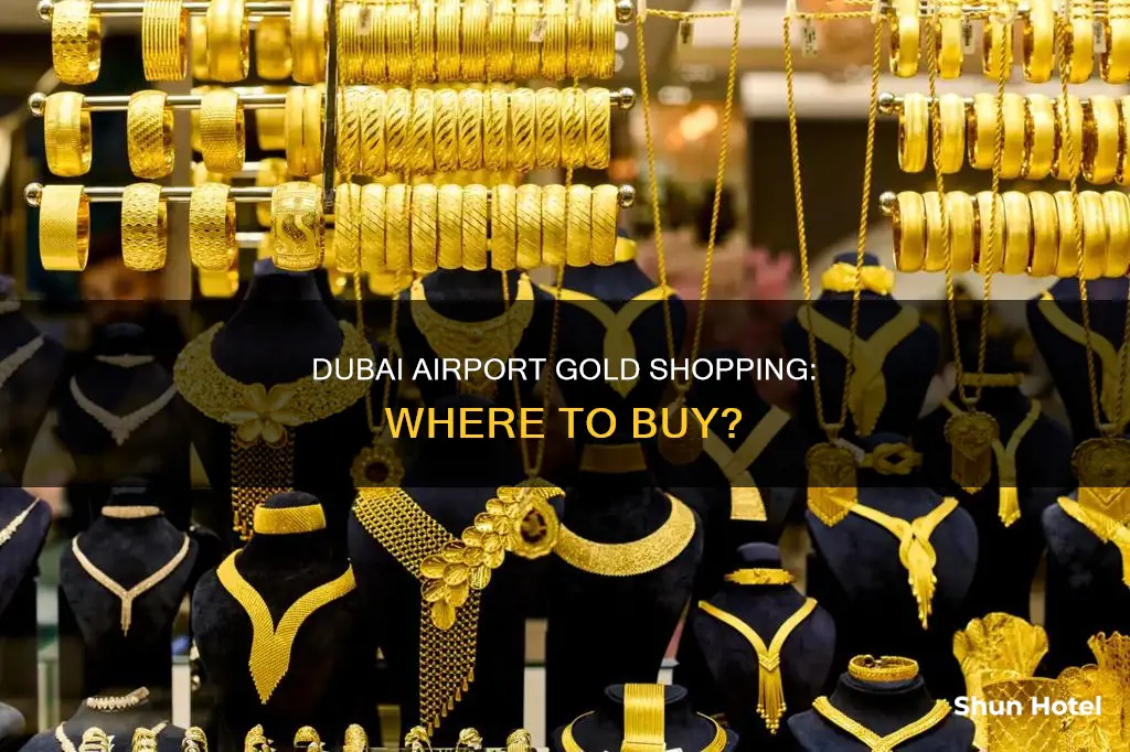 where can i buy gold in dubai airport