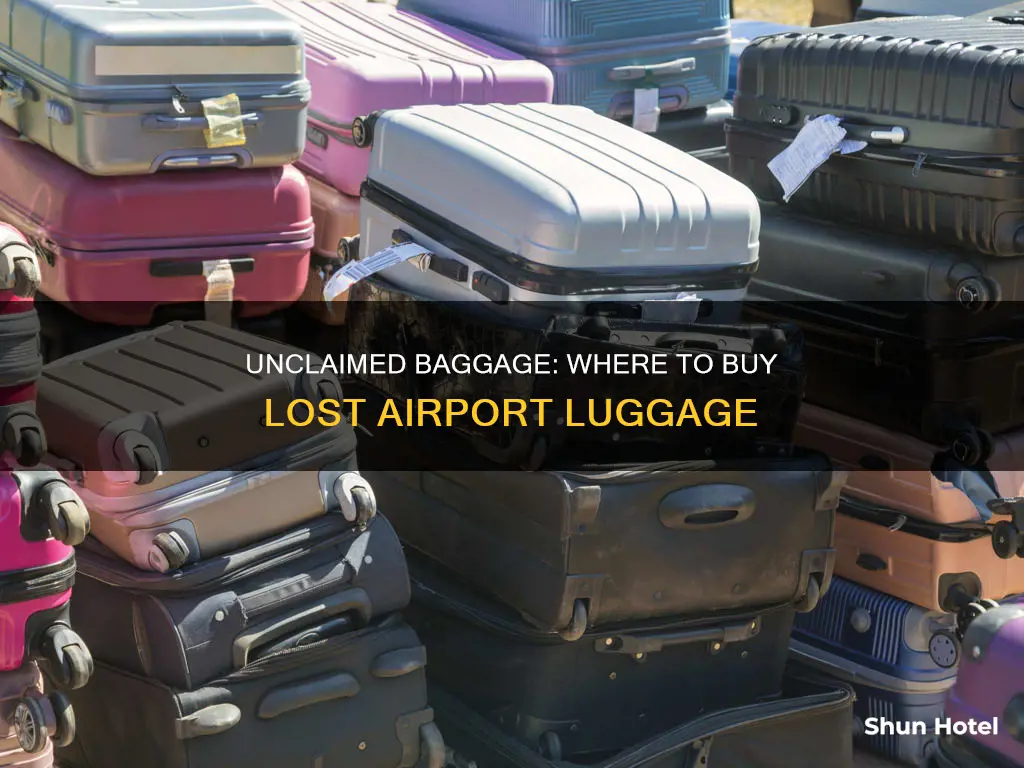where can i buy lost luggage from airports