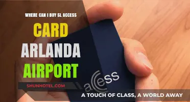 Arlanda Airport: SL Access Card Purchase Options