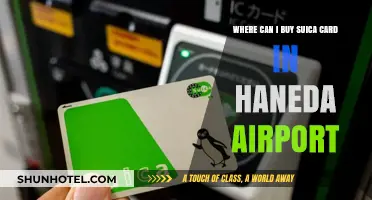 Haneda Airport: Suica Card Purchase Locations