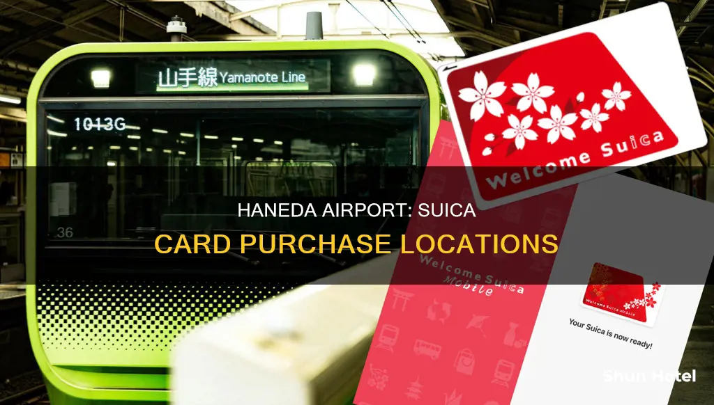 where can i buy suica card in haneda airport