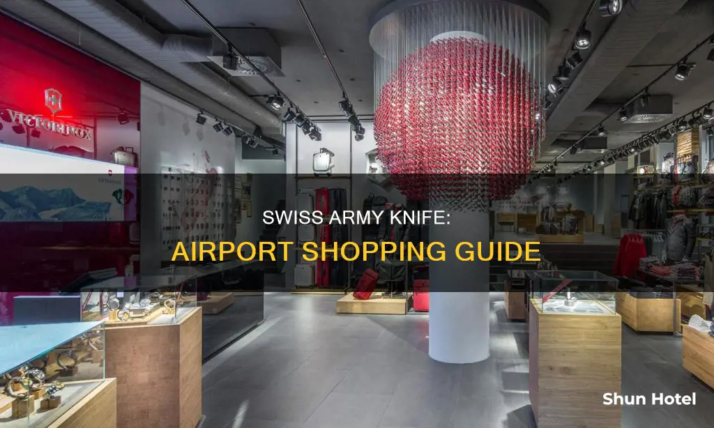 where can i buy swiss army knife at the airport