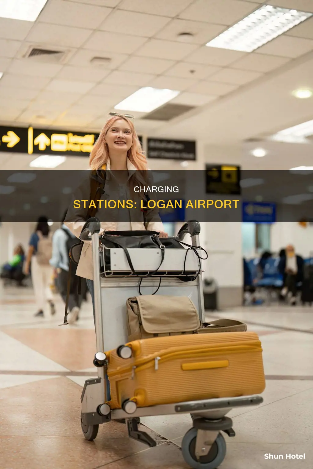 where can i charge mu phone logan airport