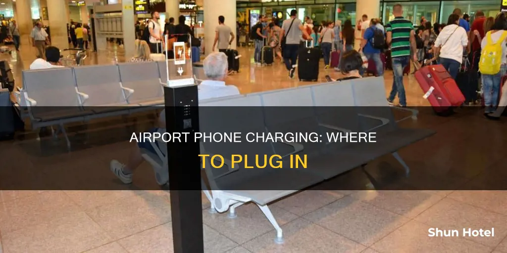 where can i charge my phone at the airport