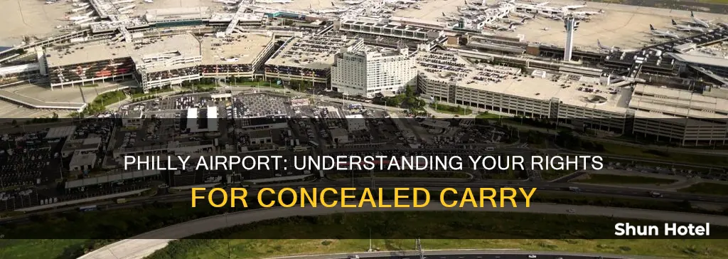 where can i concealed carry at philly airport