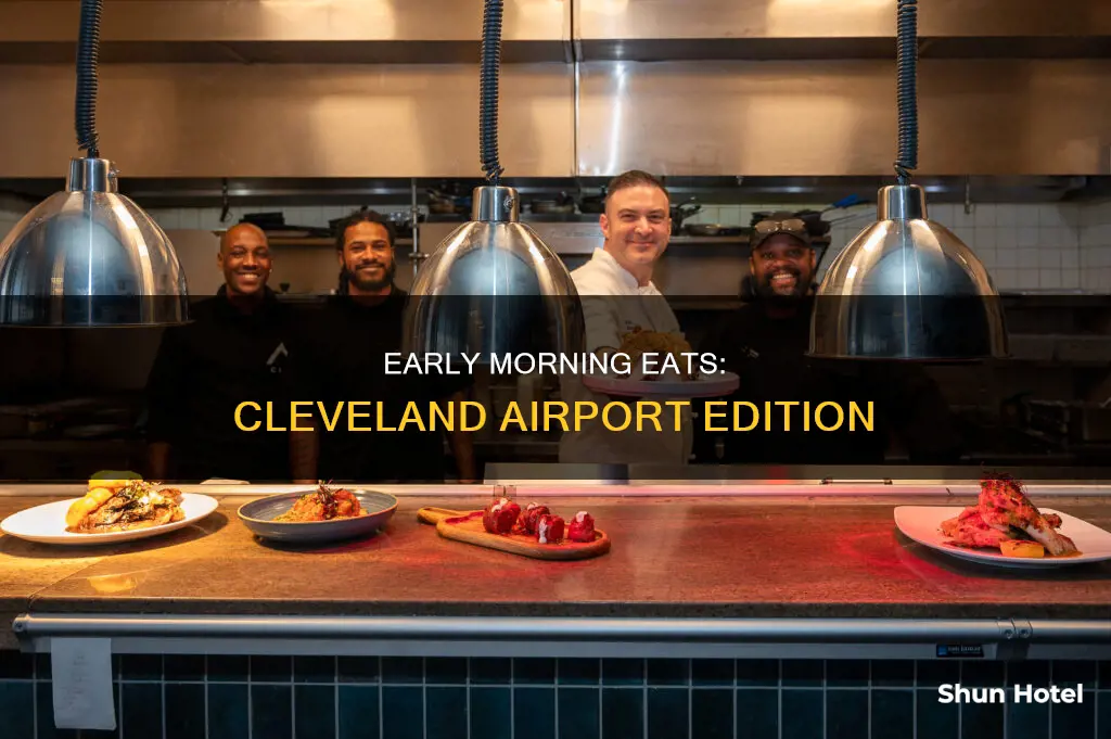 where can i eat atsix am at cleve airport