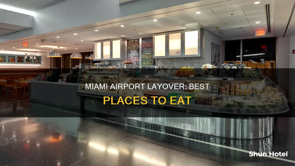 where can i eat between flights at miami international airport