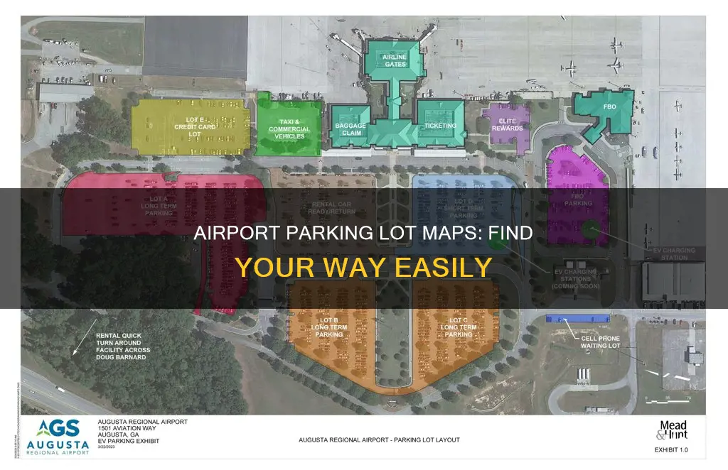 where can i find airport parking lot map